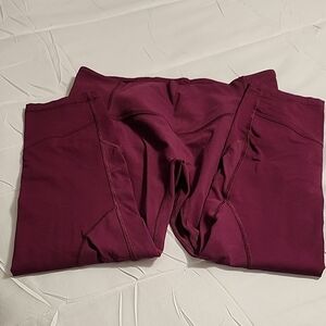 Burgundy Leggings